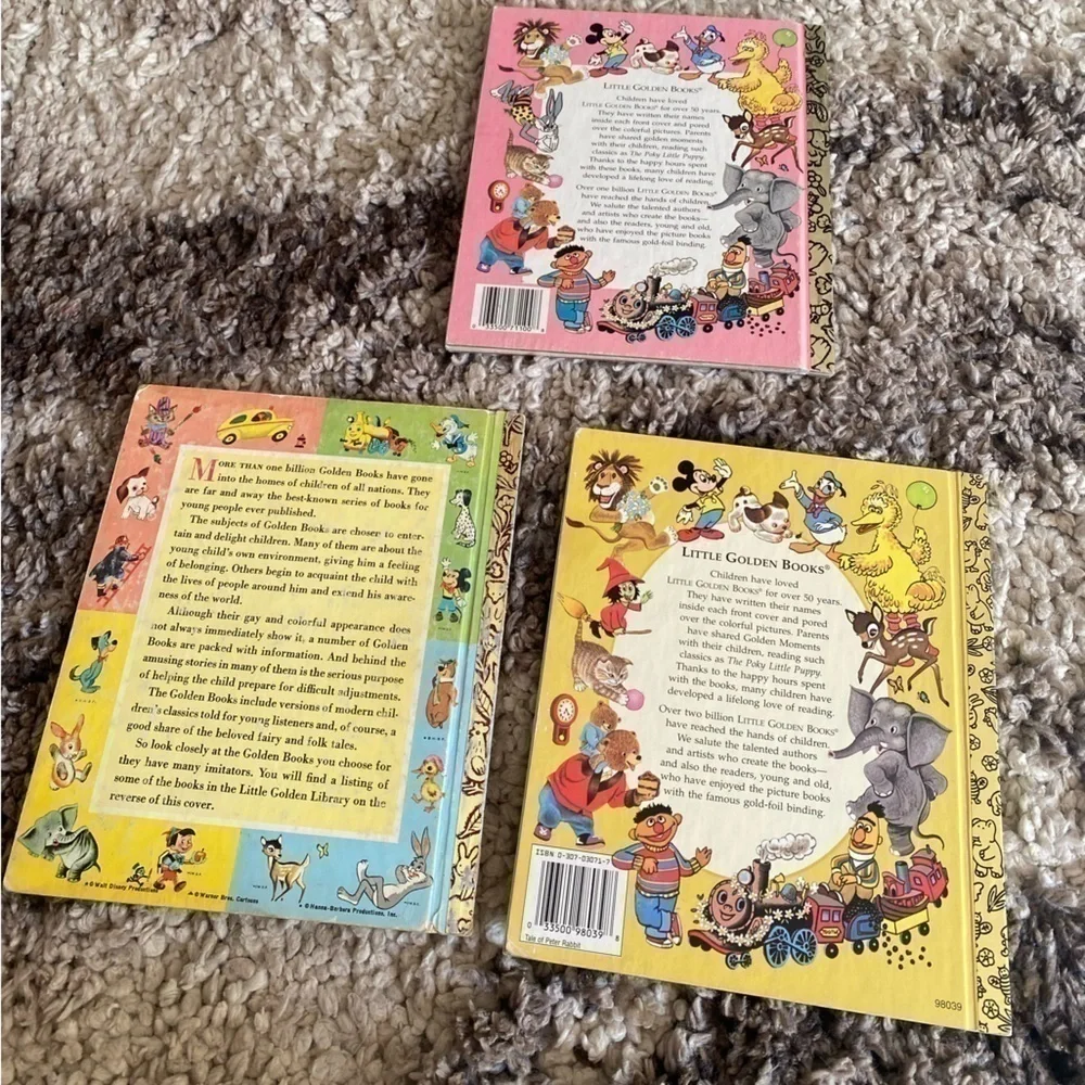 LOT OF 3 CHILDREN’S BOOKS A GOLDEN LITTLE BOOK - Picture 3 of 3